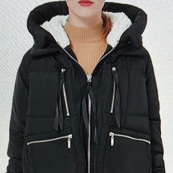 Orolay Down Filled Jacket with orange lining Women's Size M (8-10) - Picture 1 of 11